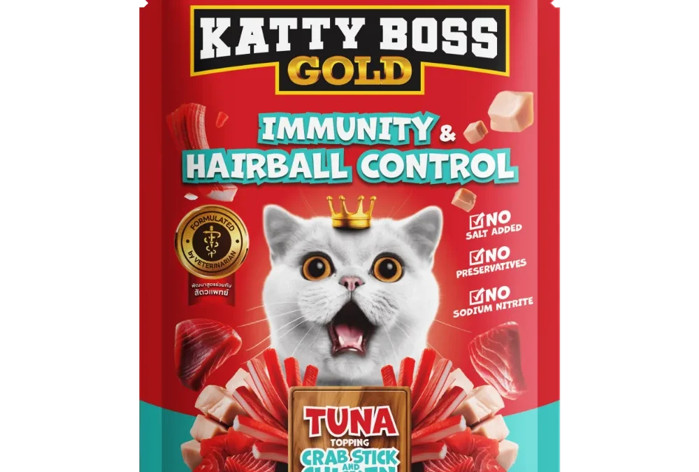 KATTY BOSS TUNA TOPPING CRAB STICK AND CHICKEN IN JELLY